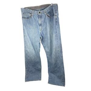 Ralph Lauren Polo Mens Jeans Rare Embroidered Signature Banner 38 X 34